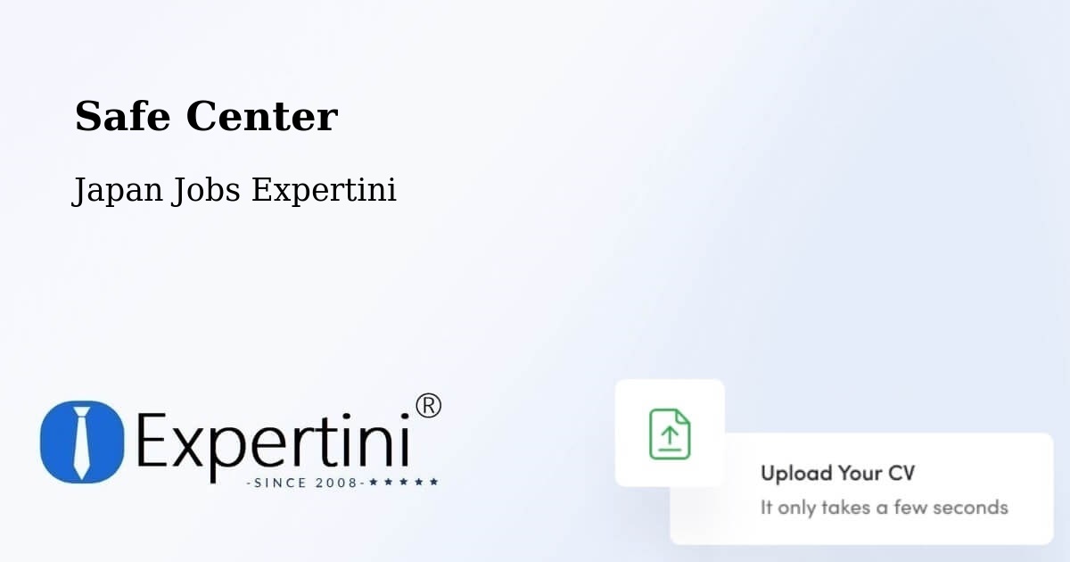 Safety Center – Ise Shi - Japan Jobs Expertini